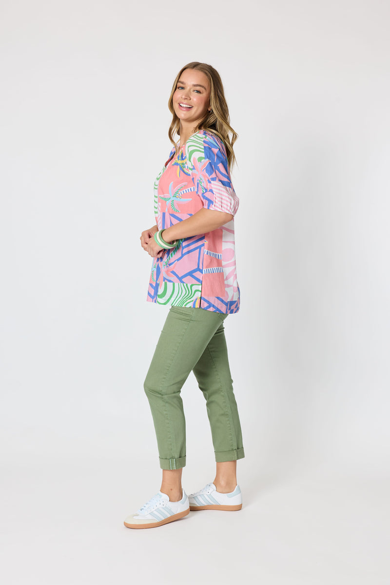 Load image into Gallery viewer, Threadz Womens New Isabella Pant - Olive
