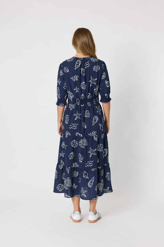 Threadz Womens Montecito Print Dress
