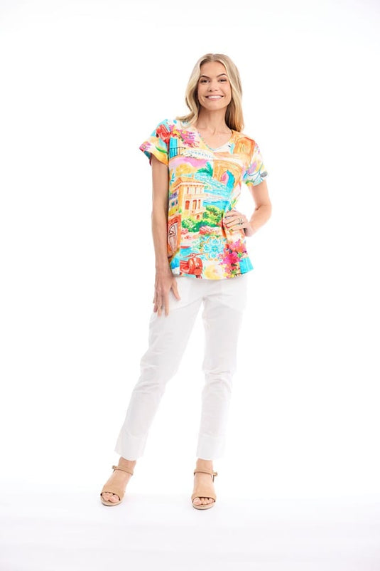 Orientique Womens 50yrs Travel Tee Contemporary