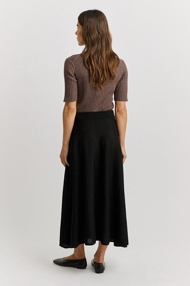 Load image into Gallery viewer, Toorallie Womens A-Line Knit Midi Skirt
