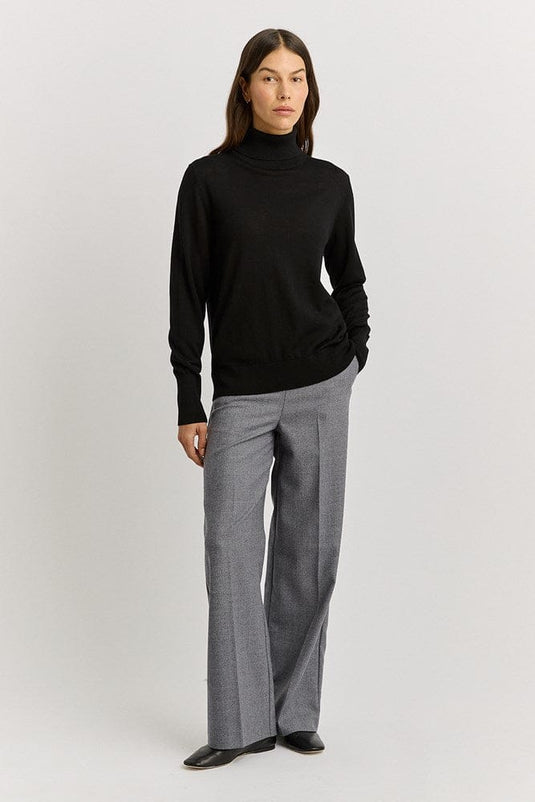 Toorallie Womens Extrafine Knit Turtleneck