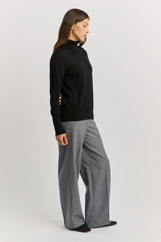 Toorallie Womens Extrafine Knit Turtleneck