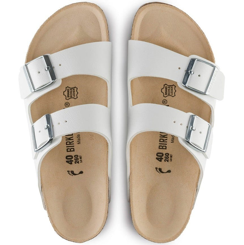 Load image into Gallery viewer, Birkenstock Arizona White Birko-Flor
