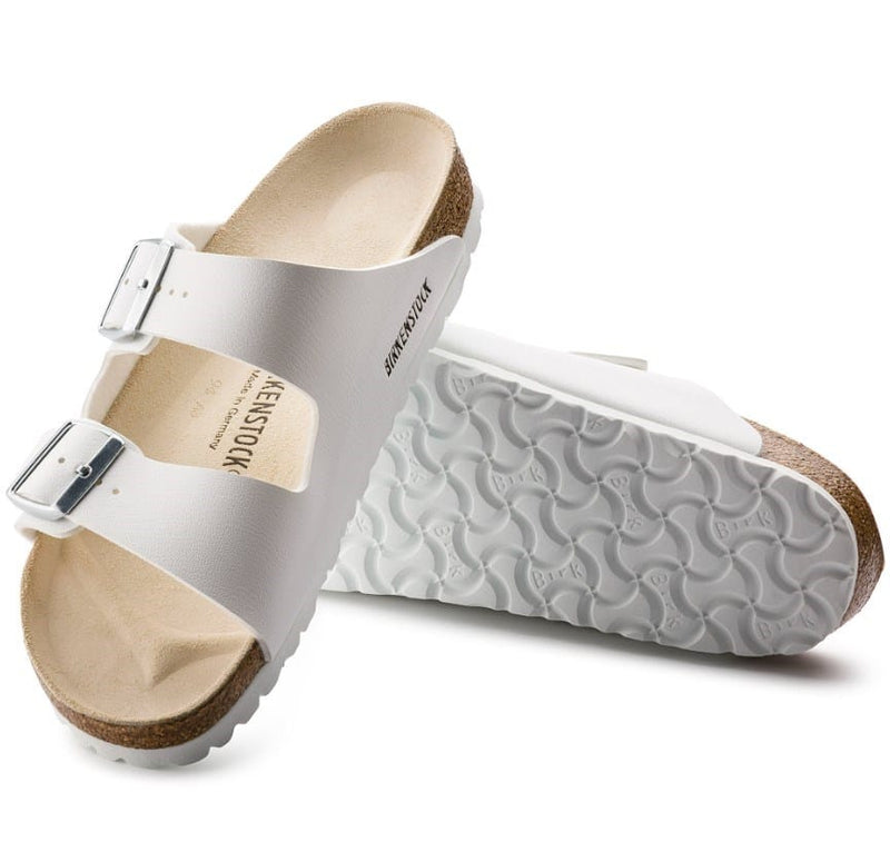 Load image into Gallery viewer, Birkenstock Arizona White Birko-Flor
