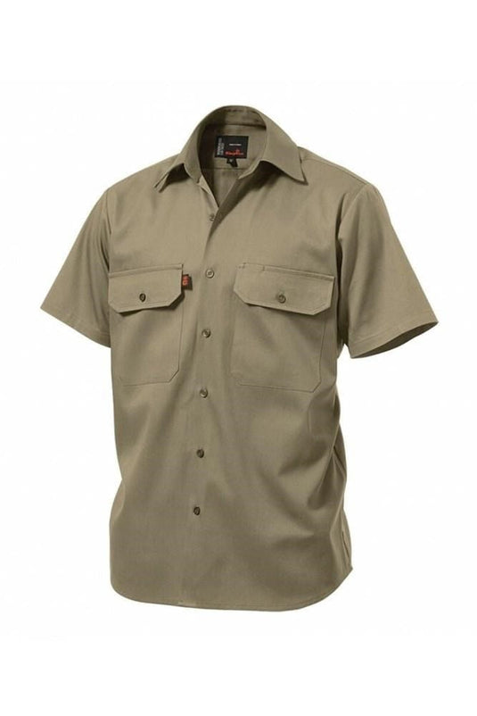 King Gee Short Sleeve Open Front Drill Shirt