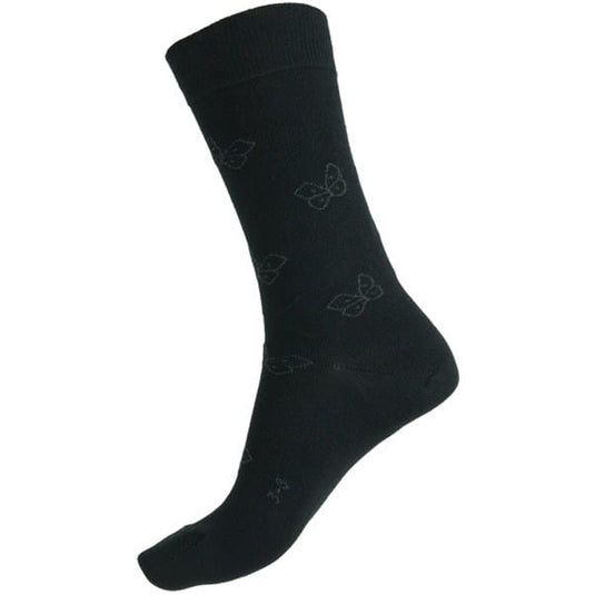 Humphrey Law 60% Fine Merino Wool Patterned Health Sock - Butterflies