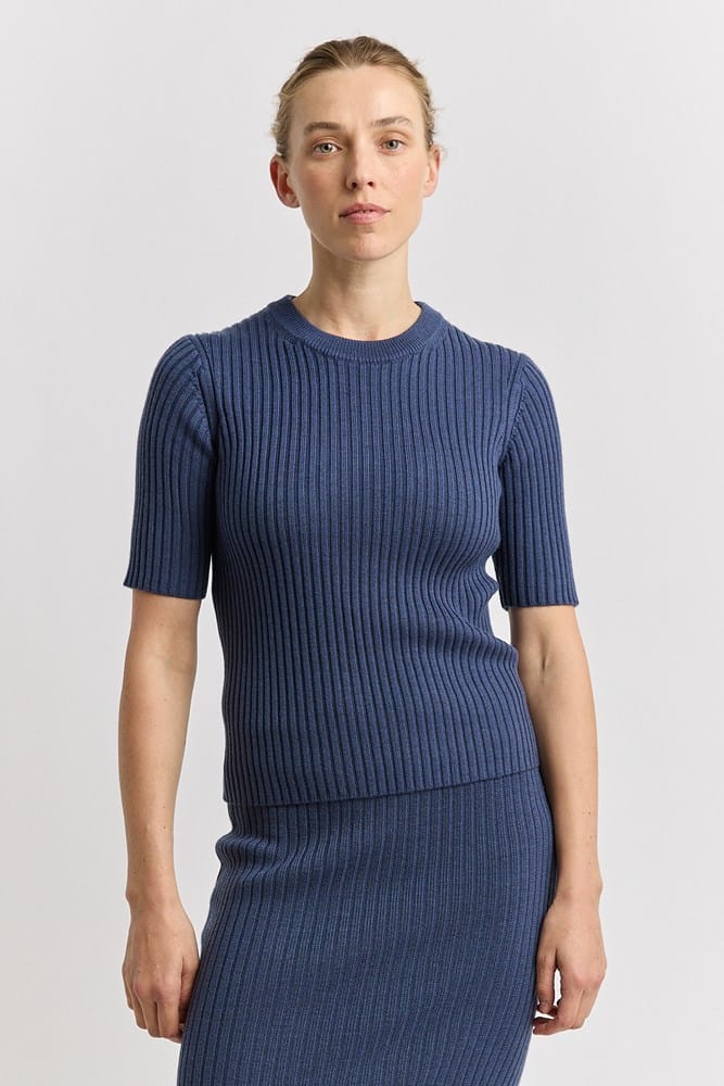Load image into Gallery viewer, Toorallie Womens Rib Knit Top - Galaxy
