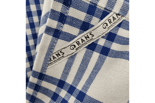 Rans Milan Tea Towel Pack of 5 - Blue