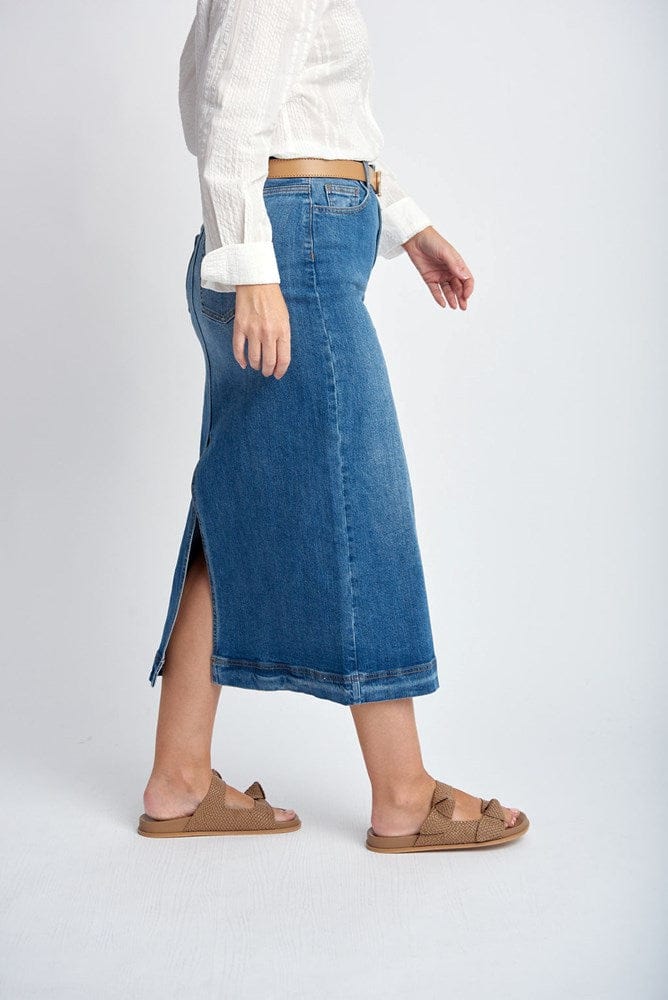 Load image into Gallery viewer, Goondiwindi Cotton Womens Denim Maxi Skirt
