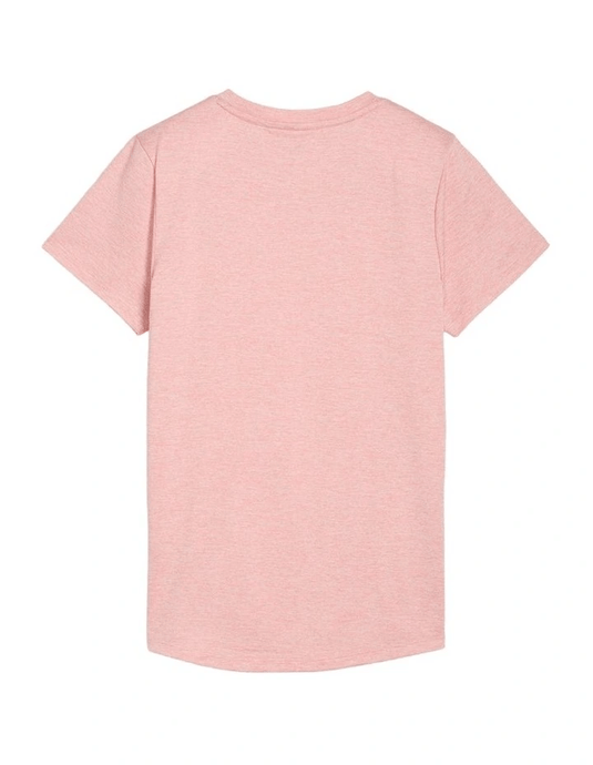 Puma Womens Train All Day Essentials Heather Tee - Rosy Outlook