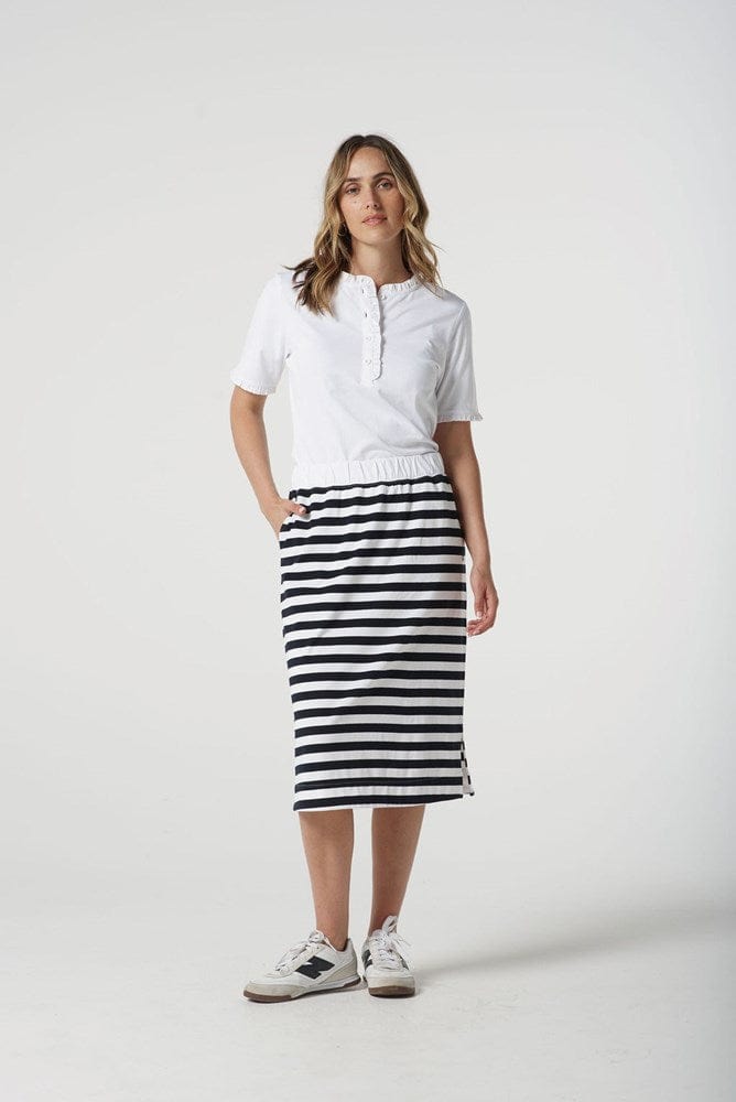 Load image into Gallery viewer, Goondiwindi Cotton Womens Knit Striped Skirt
