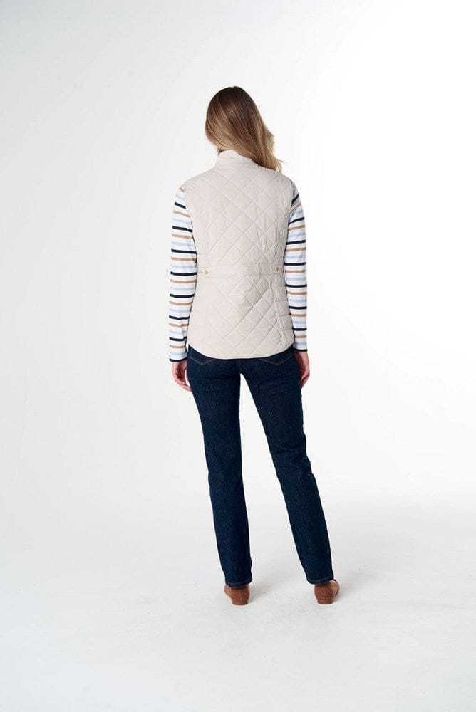 Load image into Gallery viewer, Goondiwindi Cotton Heritage Quilted Vest - Iced Coffee
