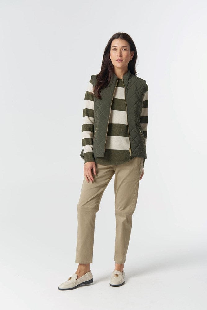 Load image into Gallery viewer, Goondiwindi Cotton Heritage Quilted Vest - Khaki
