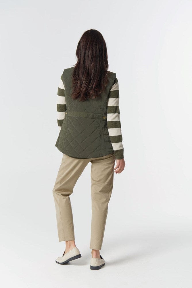 Load image into Gallery viewer, Goondiwindi Cotton Heritage Quilted Vest - Khaki
