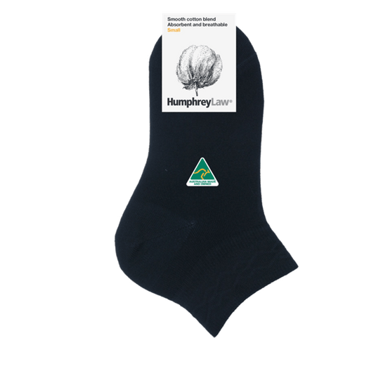 Humphrey Law Womens Mercerised Cotton Ankle Sock