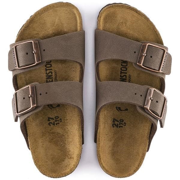 Load image into Gallery viewer, Birkenstock Arizona Small Kids Mocca BirkiBuc
