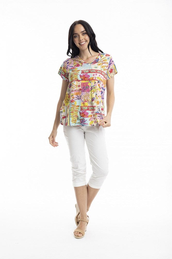 Load image into Gallery viewer, Orientique Womens Maitra Contemporary Top
