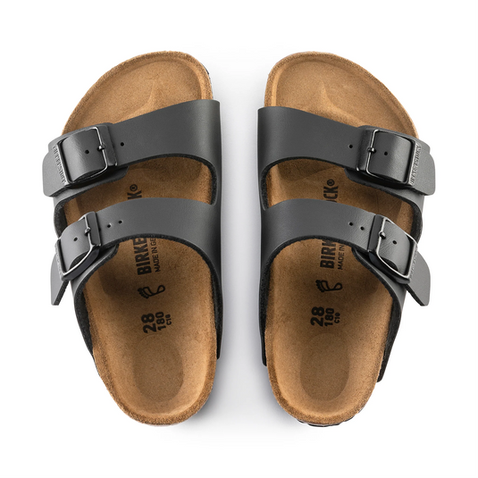 Birkenstock Kids Arizona Black Birko-Flor