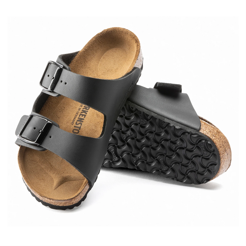 Load image into Gallery viewer, Birkenstock Kids Arizona Black Birko-Flor
