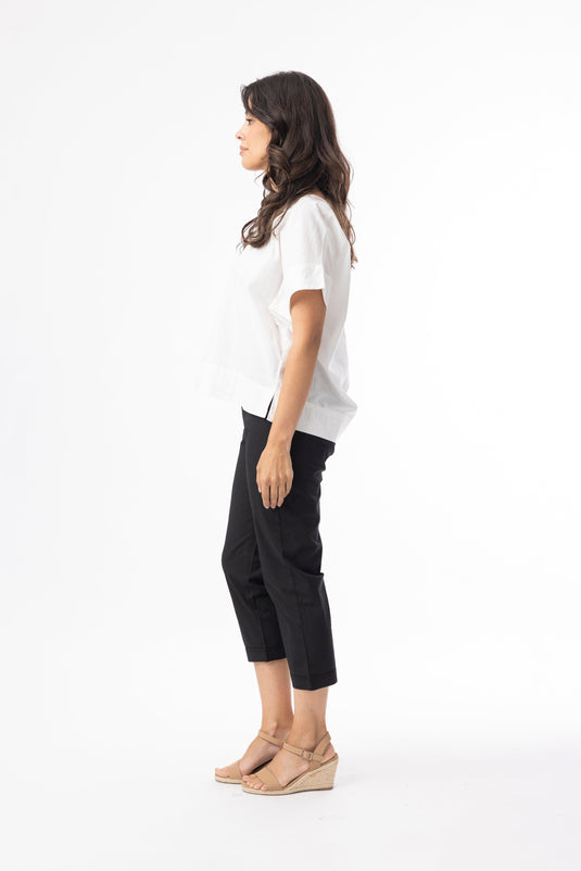 Orientique Womens Bangalene Pant Capri - Black