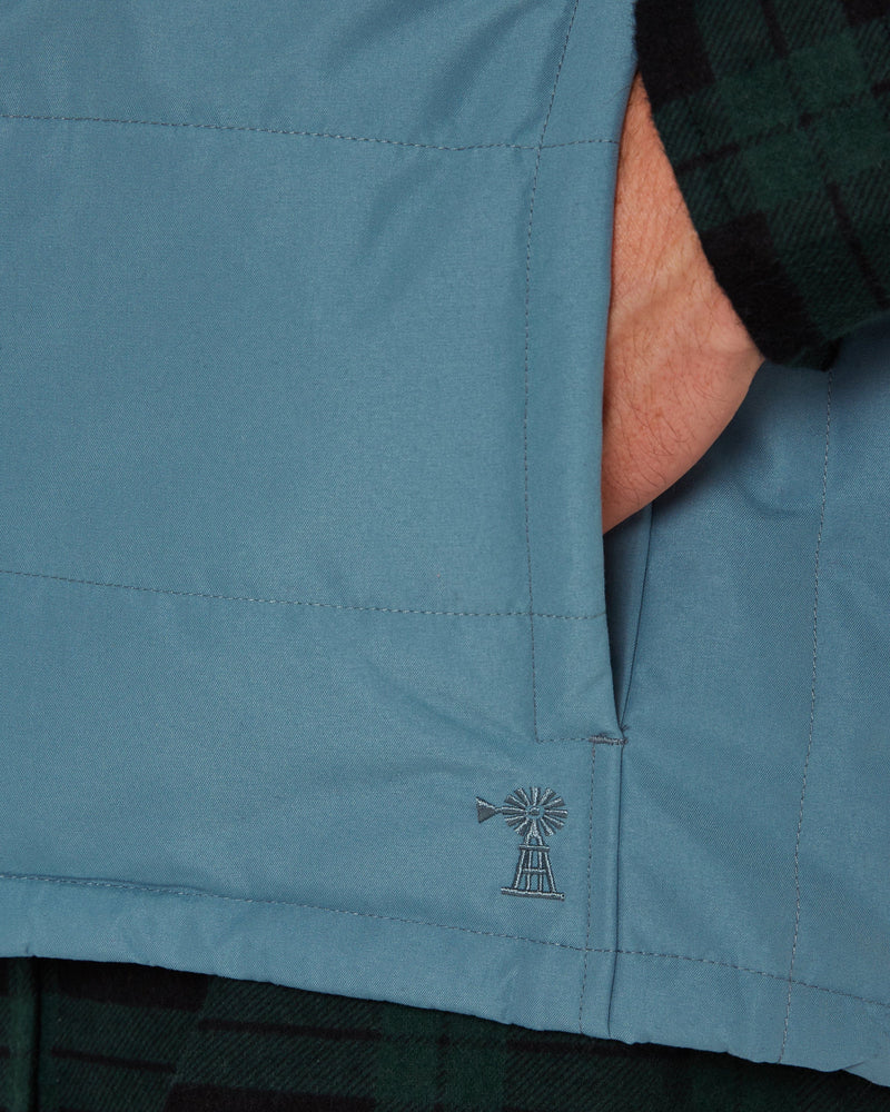 Load image into Gallery viewer, Pilbara Collection Mens Vest - Bluestone
