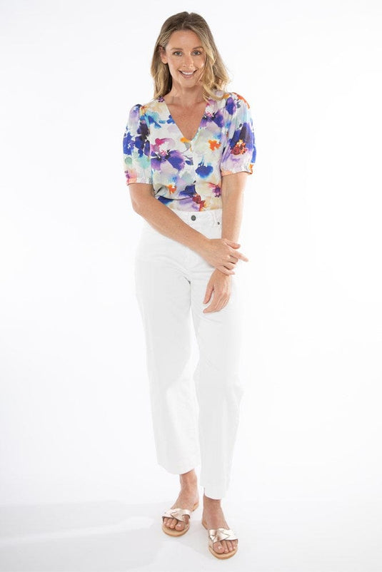 Jump Womens Santorini Bloom Top