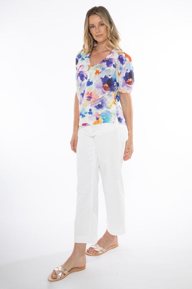 Load image into Gallery viewer, Jump Womens Santorini Bloom Top
