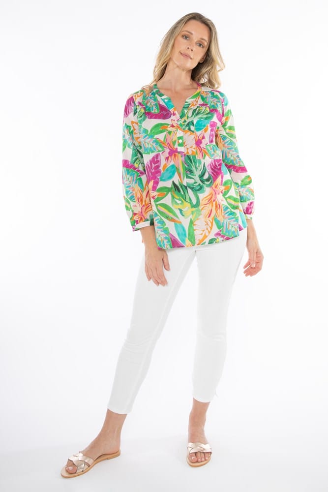 Load image into Gallery viewer, Jump Womens Tropicana Voile Top
