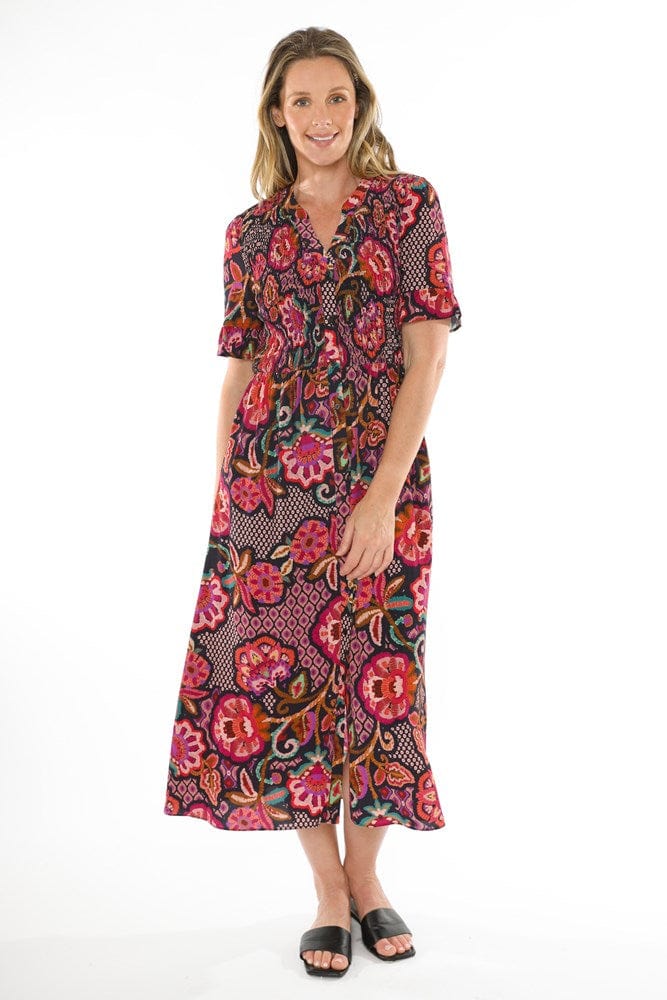 Load image into Gallery viewer, jump Womens Vibrant Tapestry Dress
