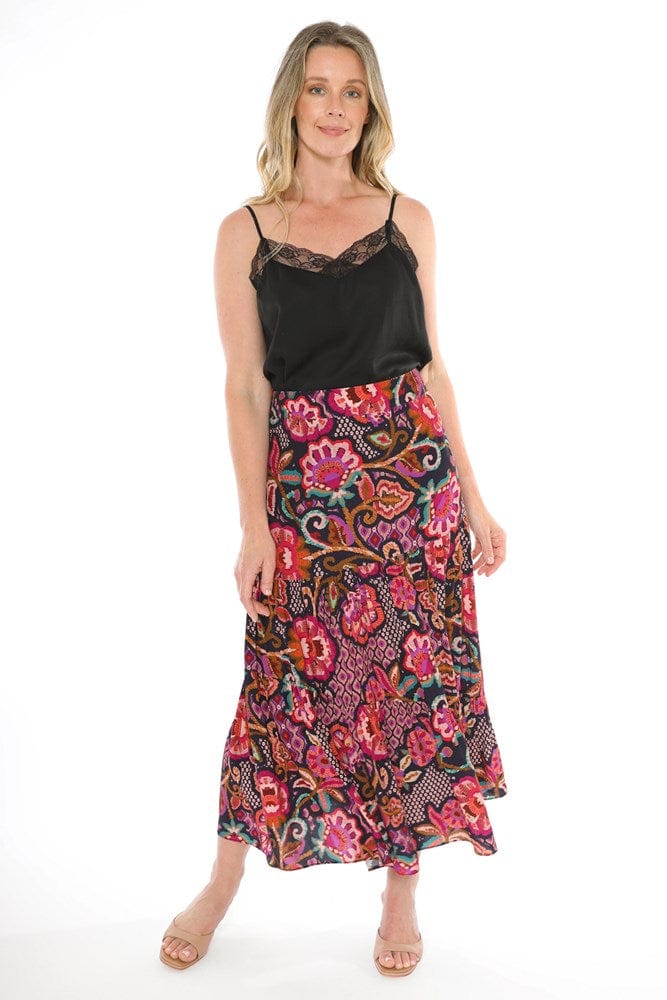 Load image into Gallery viewer, Jump Women Vibrant Tapestry Skirt
