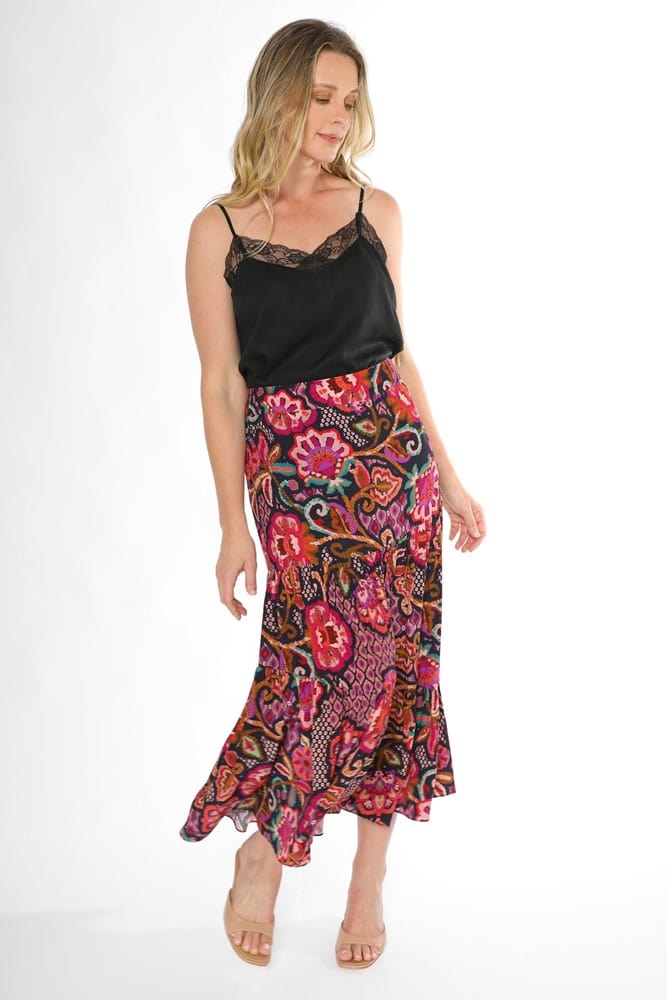 Load image into Gallery viewer, Jump Women Vibrant Tapestry Skirt
