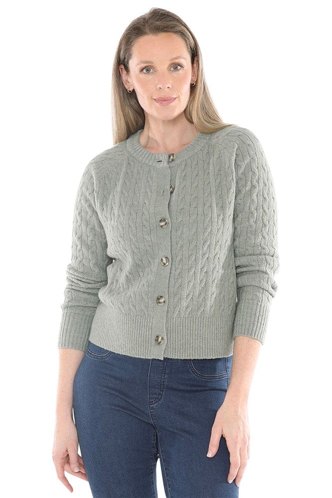 Load image into Gallery viewer, Jump Womens Cable Cardigan
