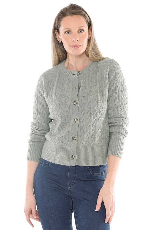 Jump Womens Cable Cardigan