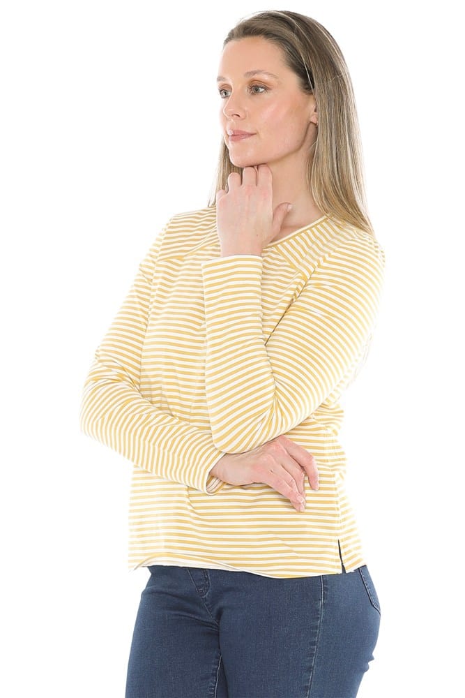 Load image into Gallery viewer, Jump Womens Stripe Crew
