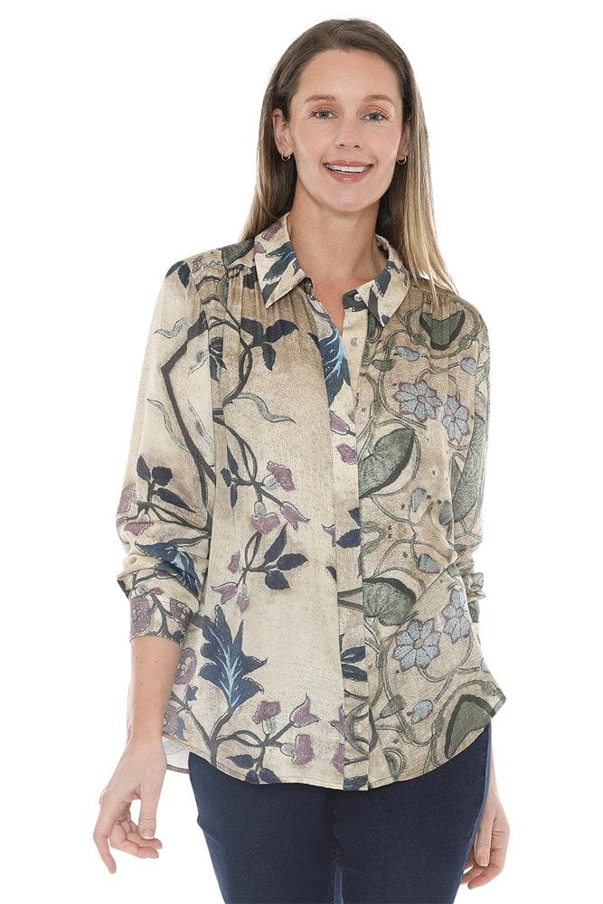 Load image into Gallery viewer, Jump Womens Vintage Floral Shirt
