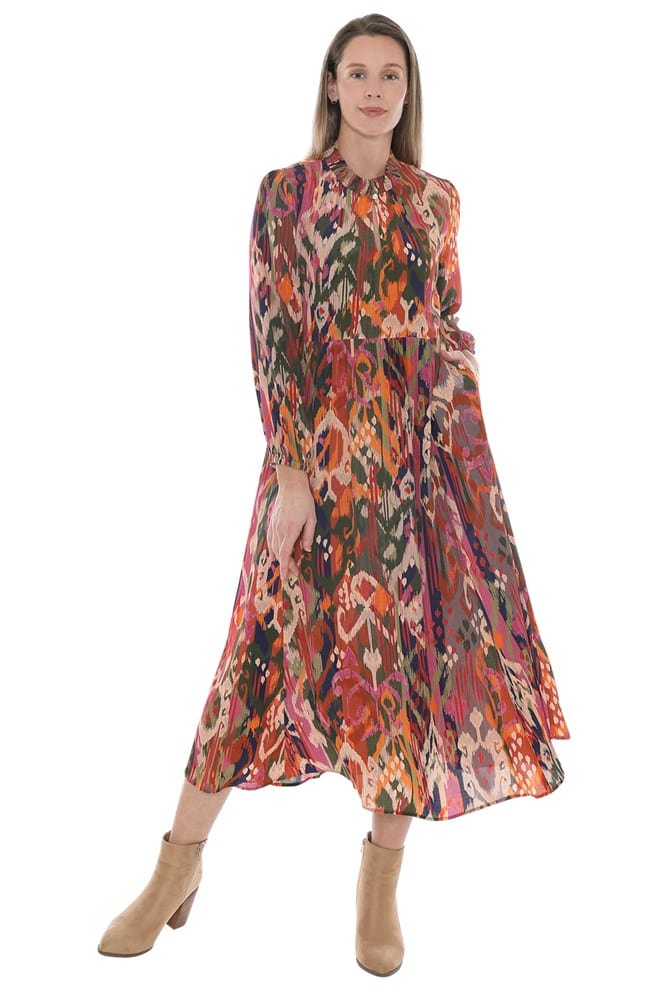 Load image into Gallery viewer, Jump Womens Opulent Ikat Dress
