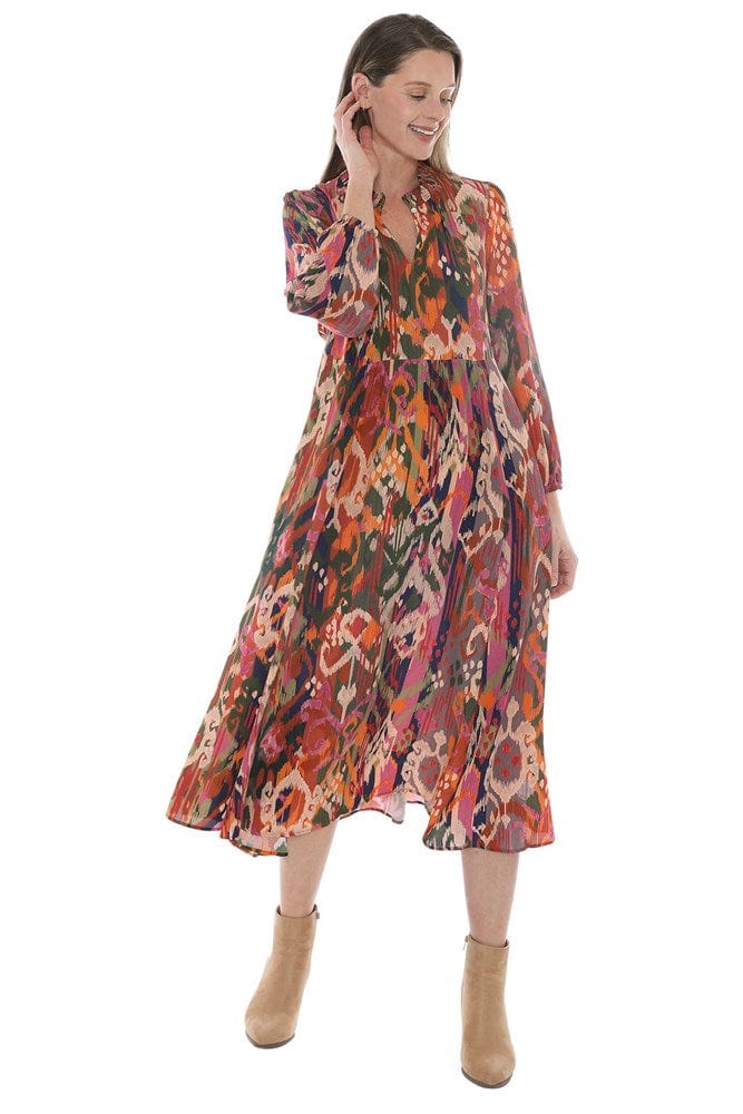 Load image into Gallery viewer, Jump Womens Opulent Ikat Dress
