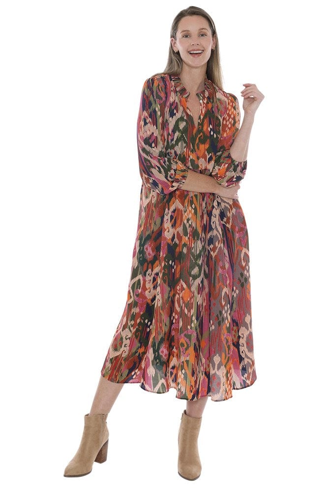 Load image into Gallery viewer, Jump Womens Opulent Ikat Dress
