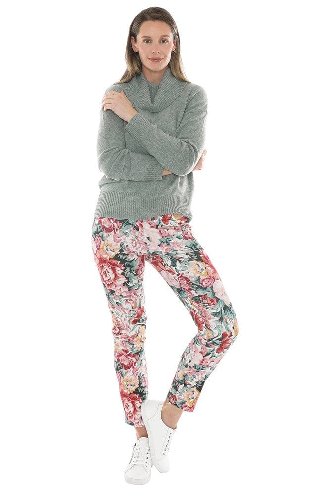 Load image into Gallery viewer, Jump Womens Rose Tapestry Pant
