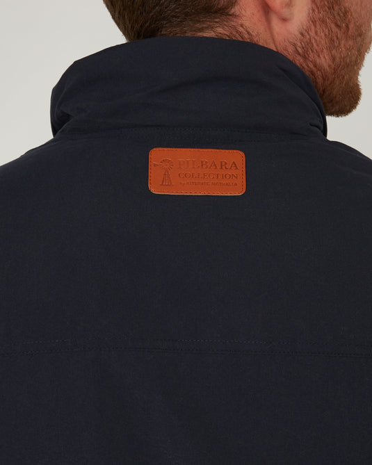 Pilbara Mens Quilted Jacket - Ink Navy