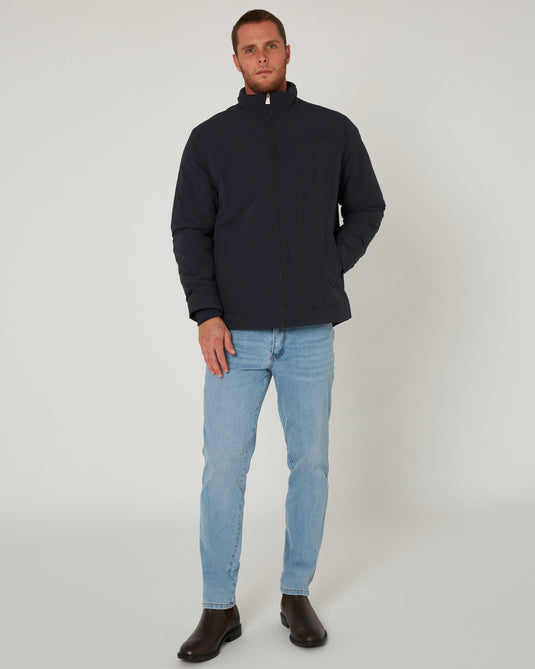 Pilbara Mens Quilted Jacket - Ink Navy