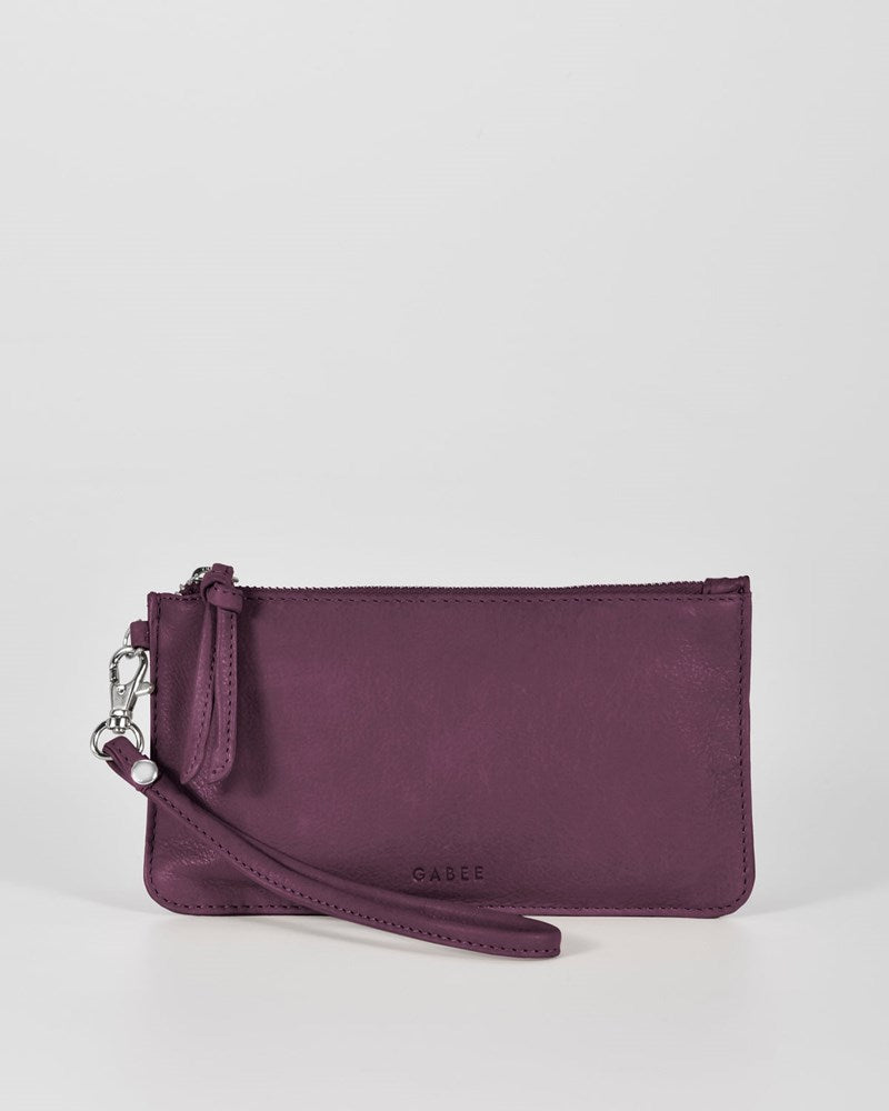 Load image into Gallery viewer, Gabee Womens Aberil Soft Leather Wristlet Purse
