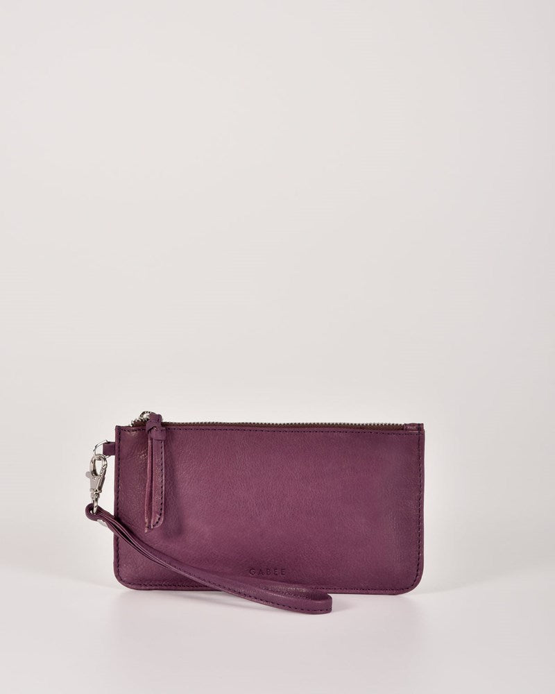 Load image into Gallery viewer, Gabee Womens Aberil Soft Leather Wristlet Purse
