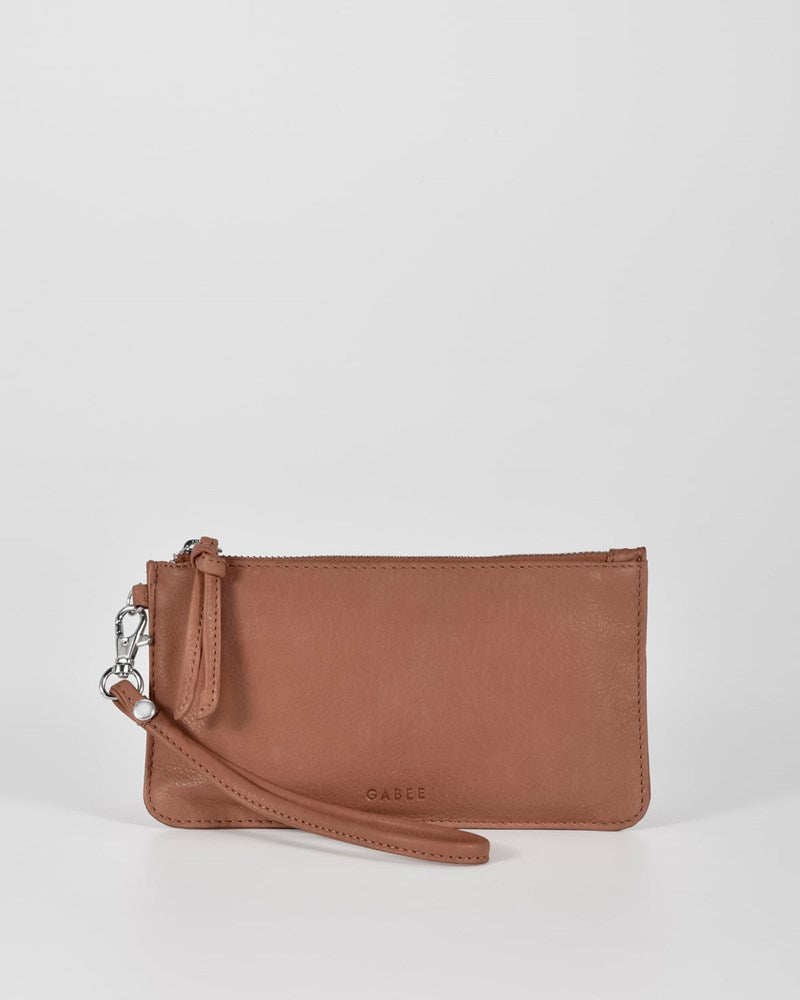 Load image into Gallery viewer, Gabee Womens Aberil Soft Leather Wristlet Purse
