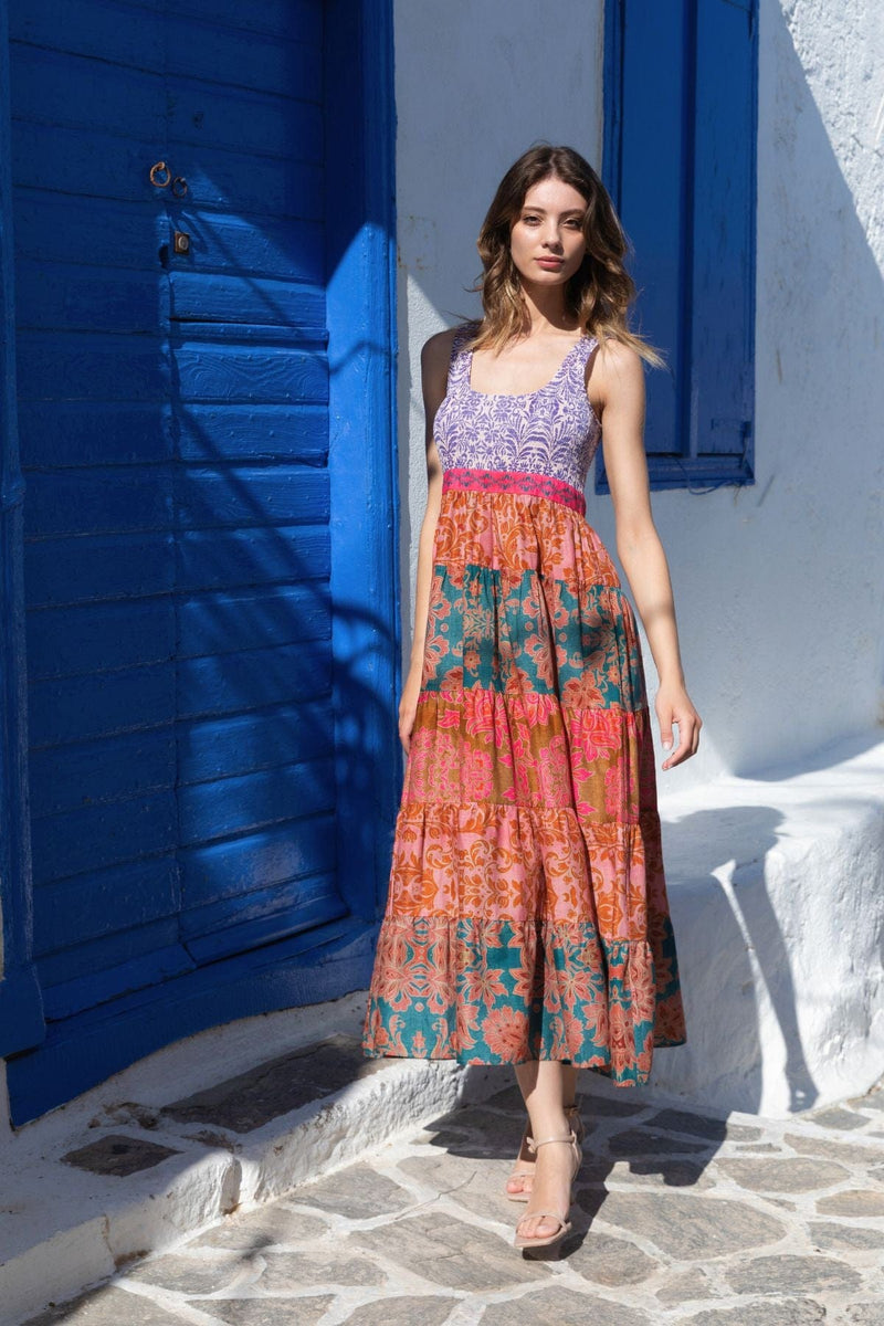 Load image into Gallery viewer, Kachel Womens Delilah Maxi Dress
