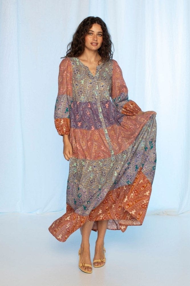 Load image into Gallery viewer, Kachel Womens Delilah Maxi Dress
