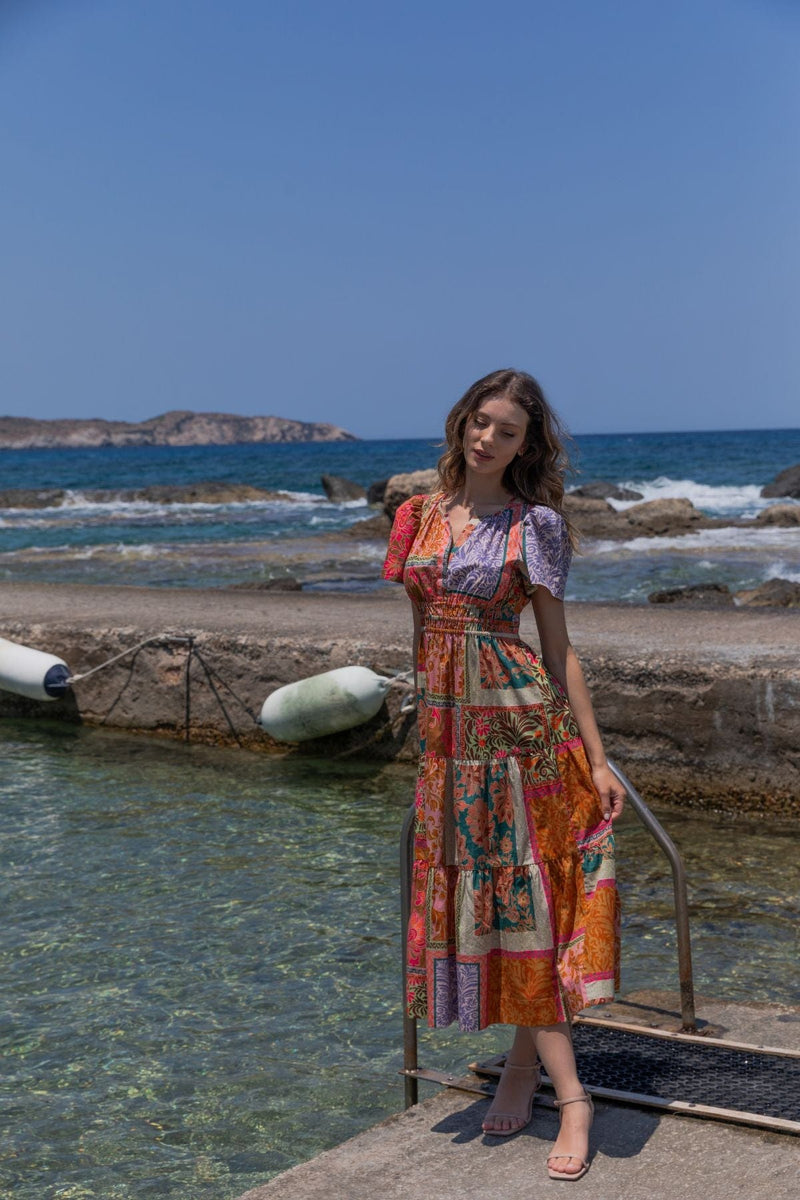 Load image into Gallery viewer, Kachel Womens Charlie Maxi Dress
