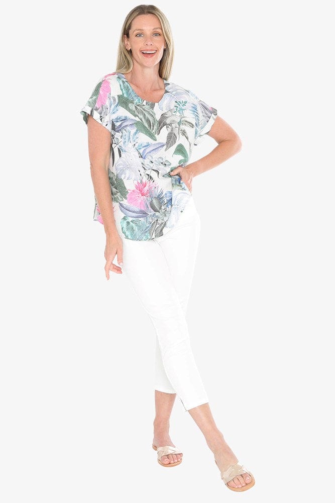 Load image into Gallery viewer, Jump Womens Dusk Jungle Top
