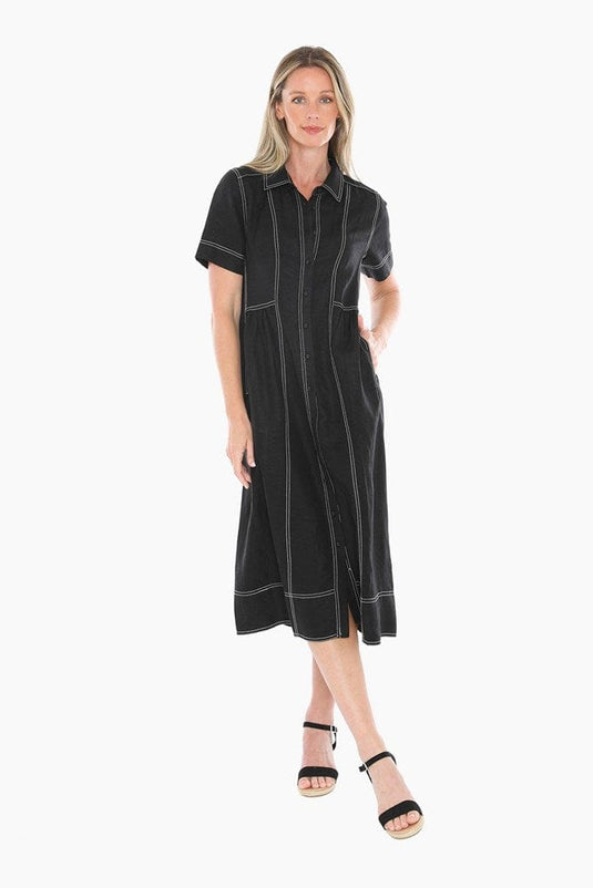 Jump Womens Contrast Stitch Dress