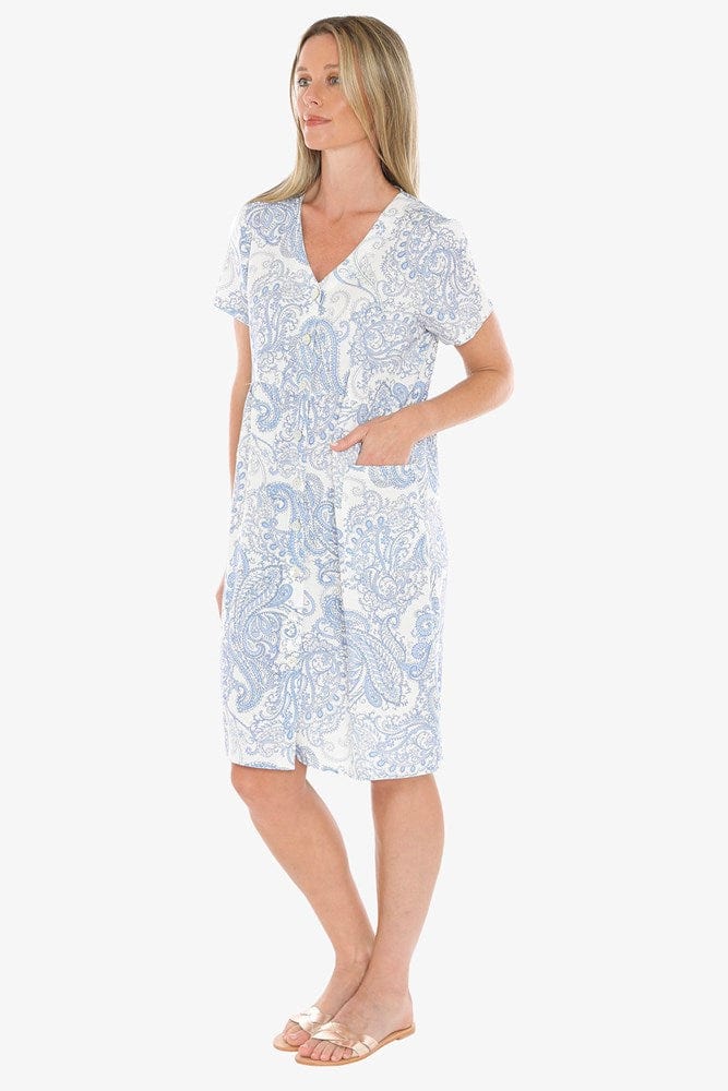 Load image into Gallery viewer, Jump Womens Mykonos Button Dress

